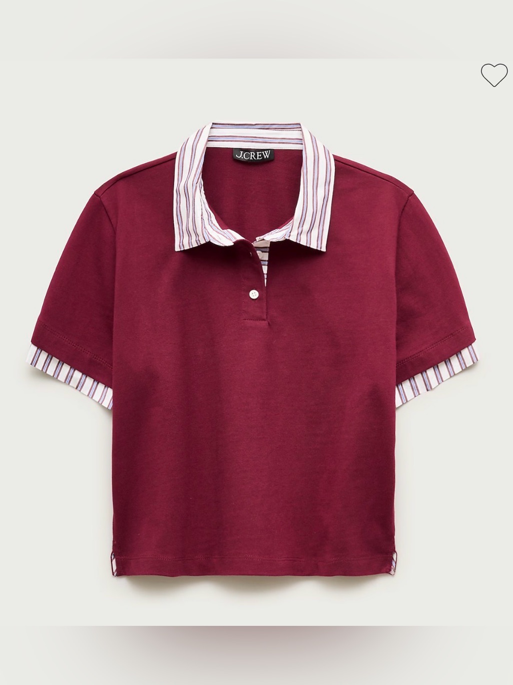 J. Crew Layered Polo Shirt - Nwt - Size Small